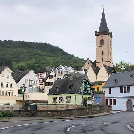 Rheinliebe Bistro Und Pension Lorch am Rhein Eksteriør billede