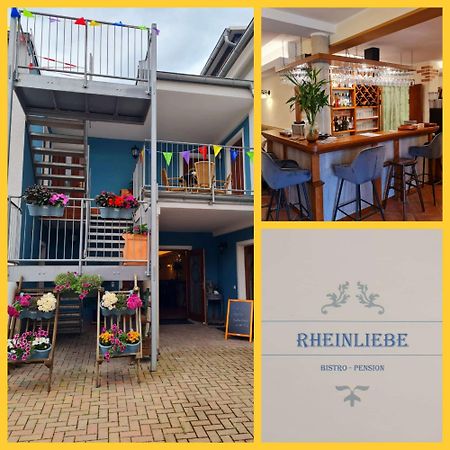 Rheinliebe Bistro Und Pension Lorch am Rhein Eksteriør billede